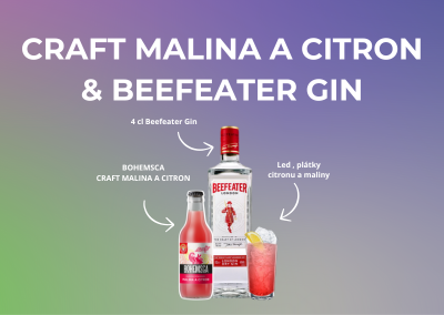 CRAFT MALINA A CITRON & BEEFEATER GIN