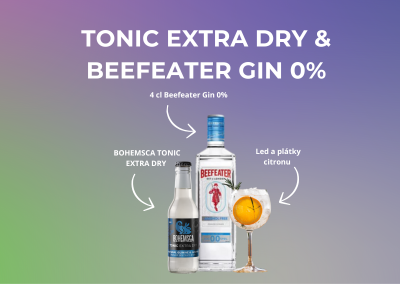 TONIC EXTRA DRY & BEEFEATER GIN 0%